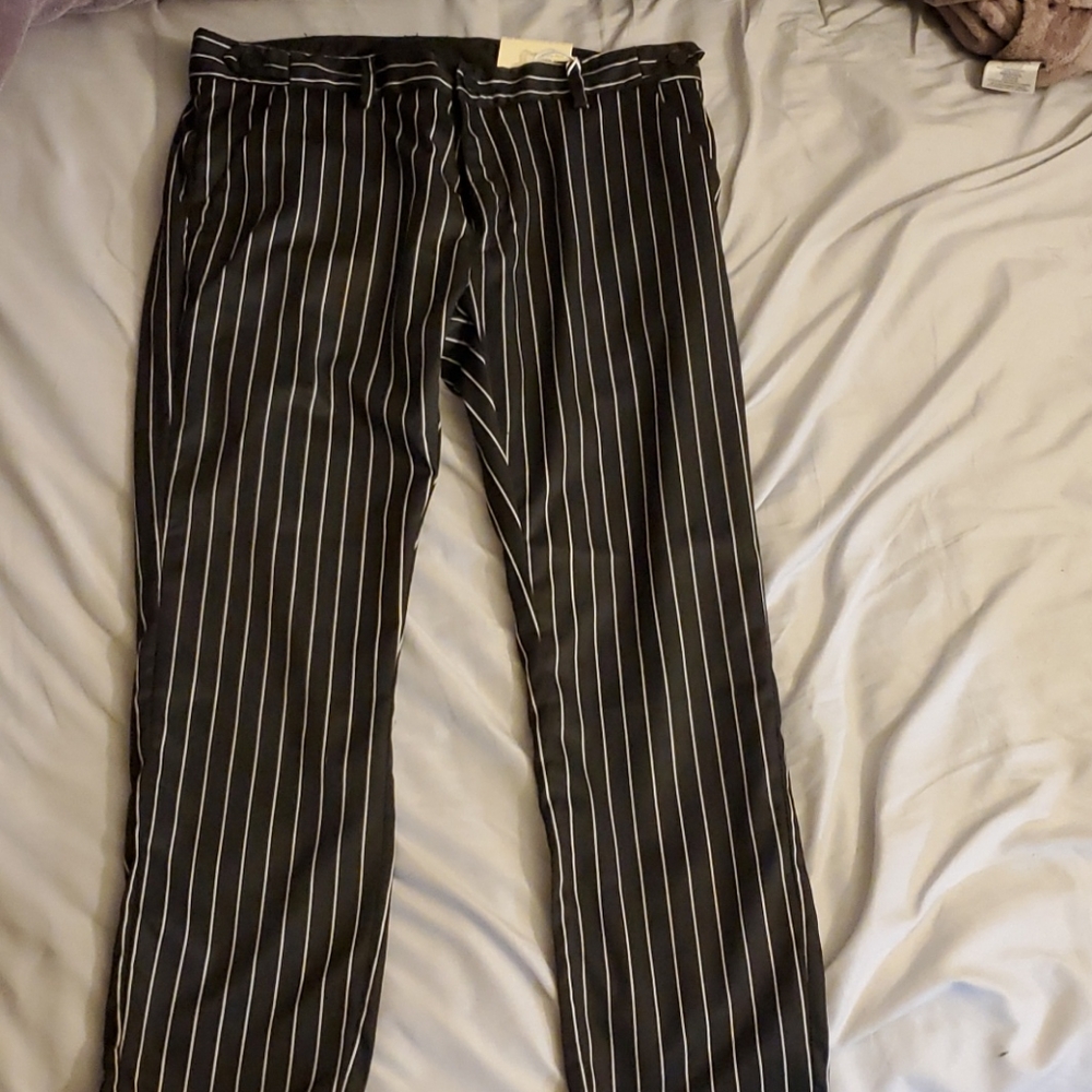 MNML pinstripe trousers